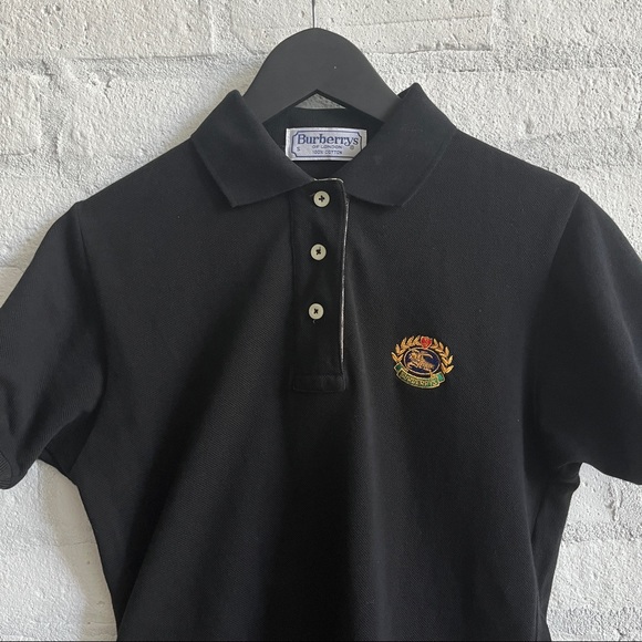 Vintage Burberry Polo Mini Dress in Black - Picture 4 of 4